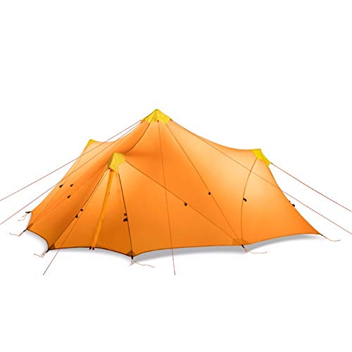 6-8 Person Ultralight Rodless Triangle Camping Tent