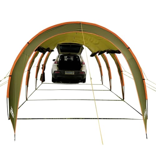 15x10FT Waterproof Car Canopy Tent for 8-10 People