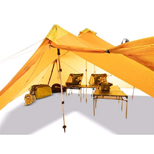 6-8 Person Ultralight Rodless Triangle Camping Tent