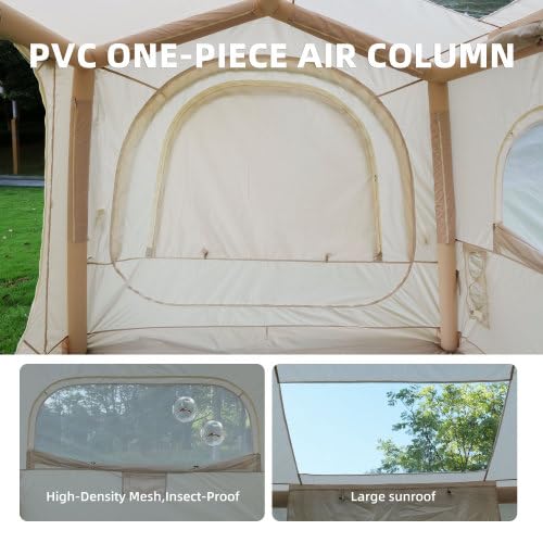 4-6 Person Inflatable SUV Camping Tent with Awning