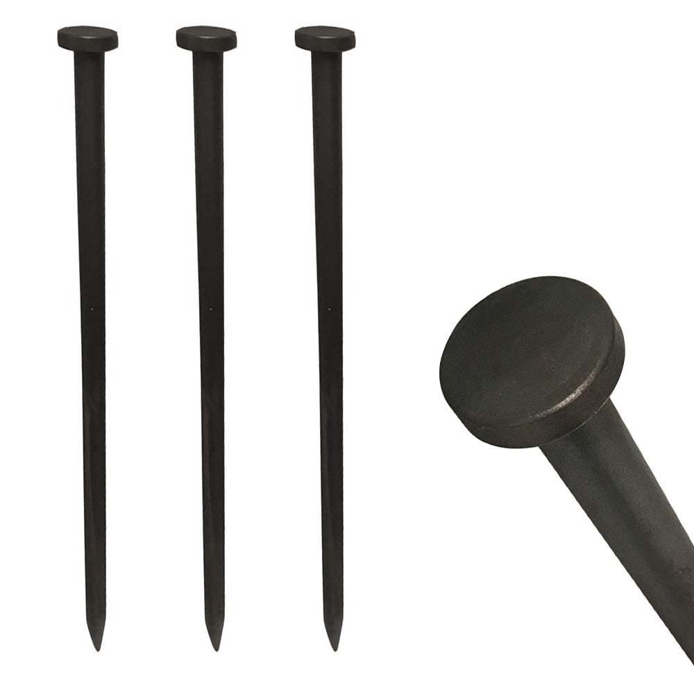 Heavy-Duty Steel Tent Stakes for Camping and Events