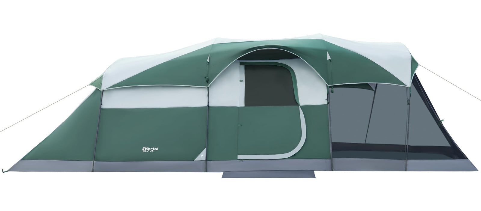 6-10 Person Water-Resistant Tunnel Tent with Screen Room