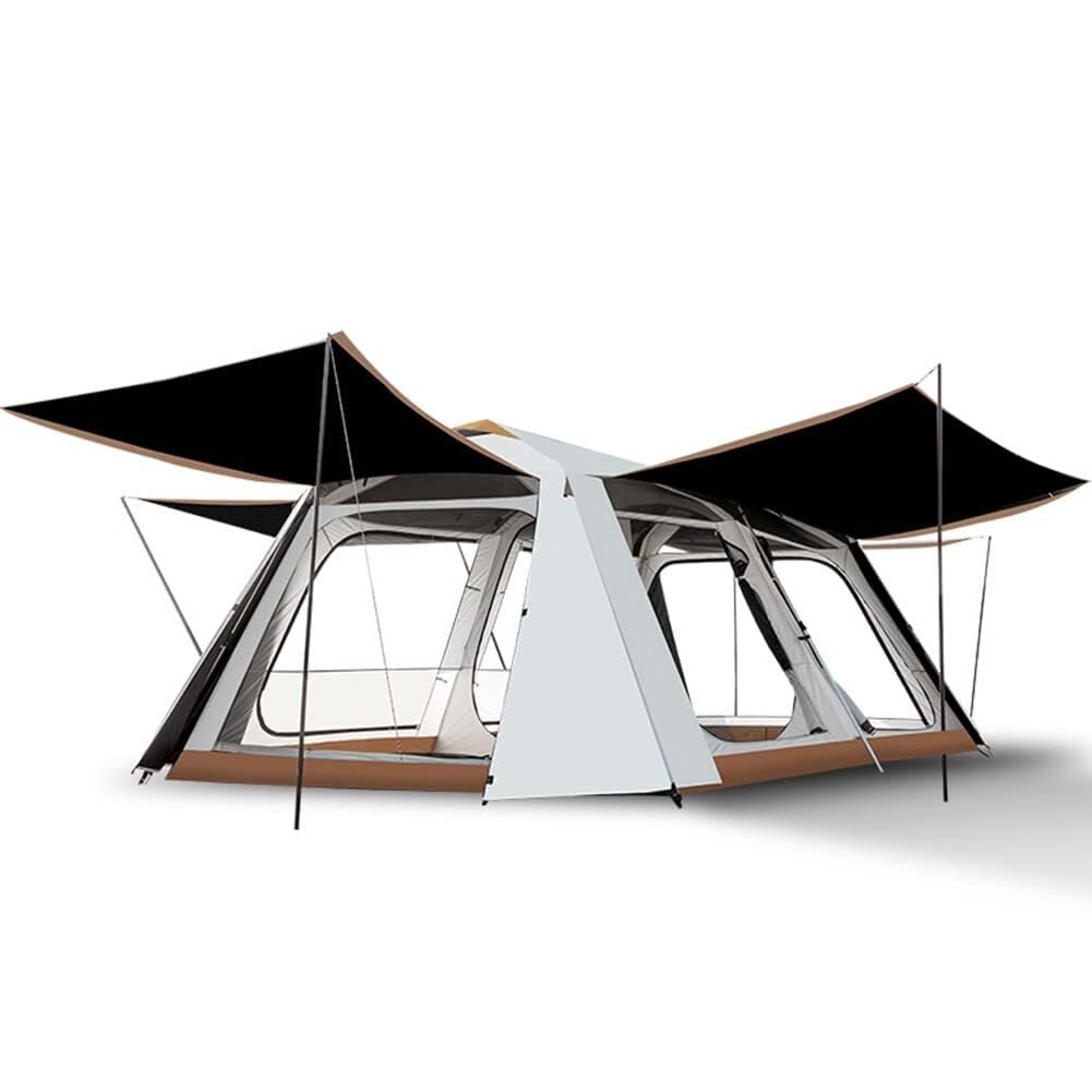 5-8 Person Ventilated Cabin Tent with Rain Fly