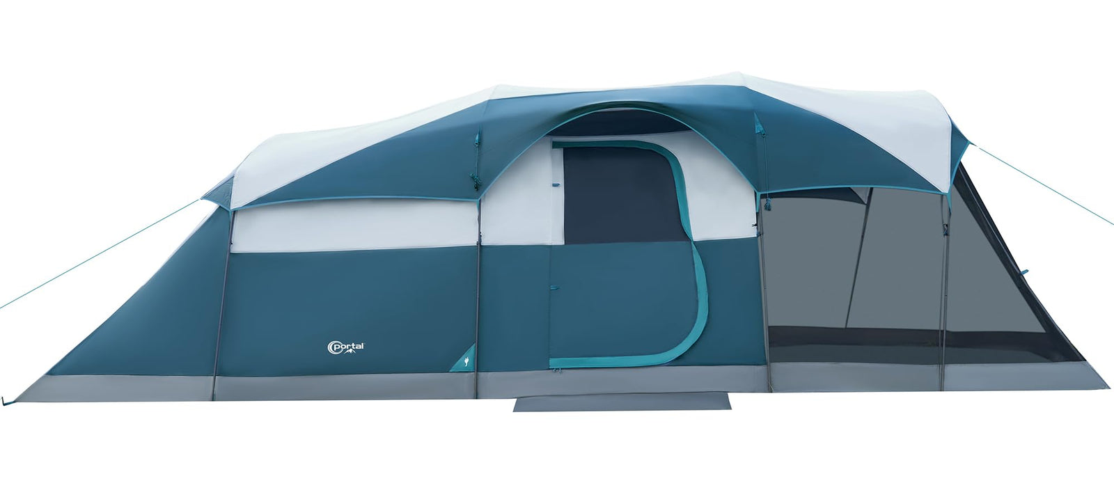 6-10 Person Water-Resistant Tunnel Tent with Screen Room