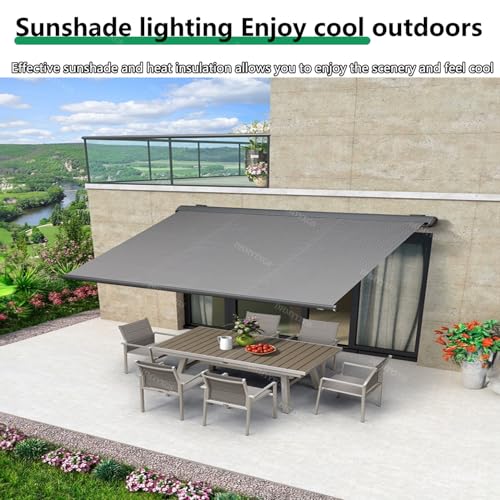 Motorized Aluminum Retractable Patio Awning Canopy
