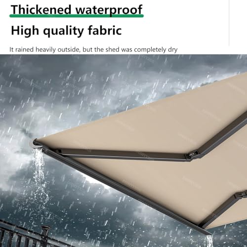 Motorized Aluminum Retractable Patio Awning Canopy