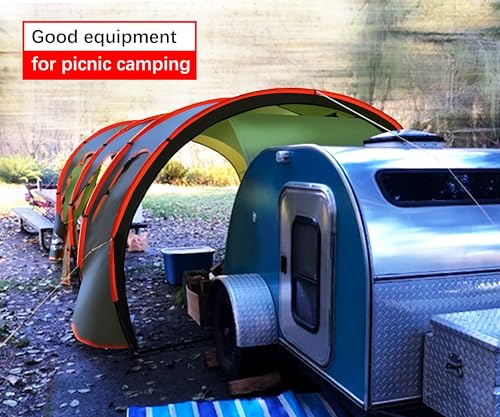 15x10FT Waterproof Car Canopy Tent for 8-10 People