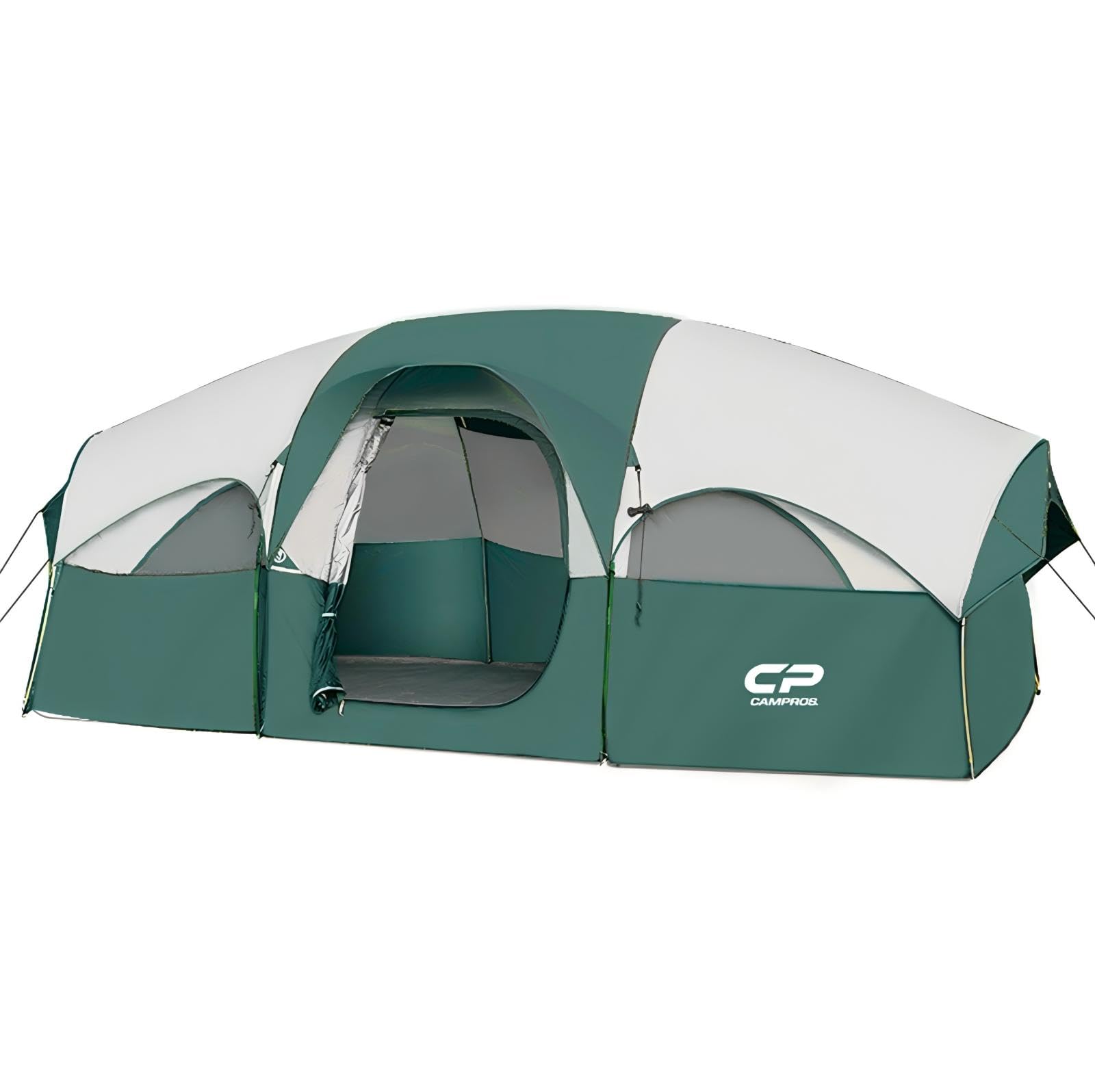 8-Person Weather-Resistant Family Tent with Room Divider