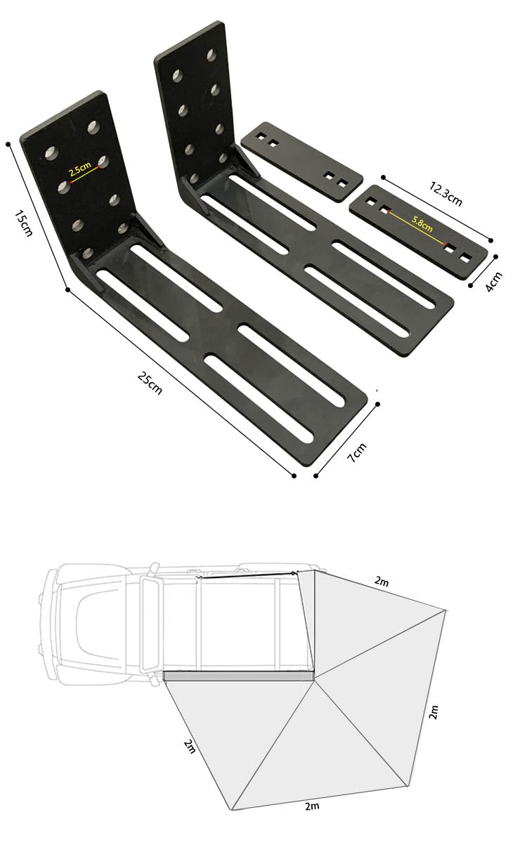 270° Automatic Retractable Vehicle Side Awning