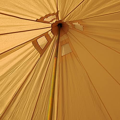 3-8 Person Canvas Bell Tent for Family Glamping
