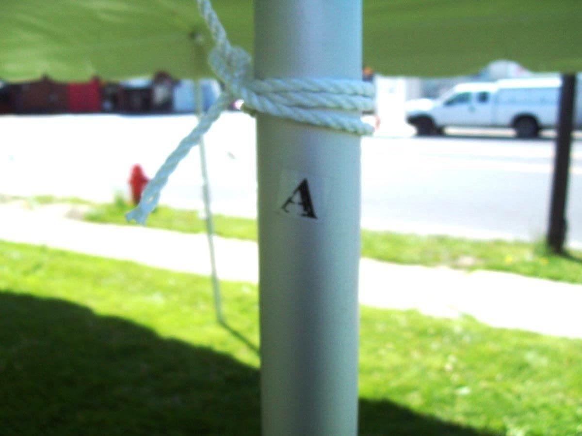 40x40 White Waterproof Party Pole Canopy Tent
