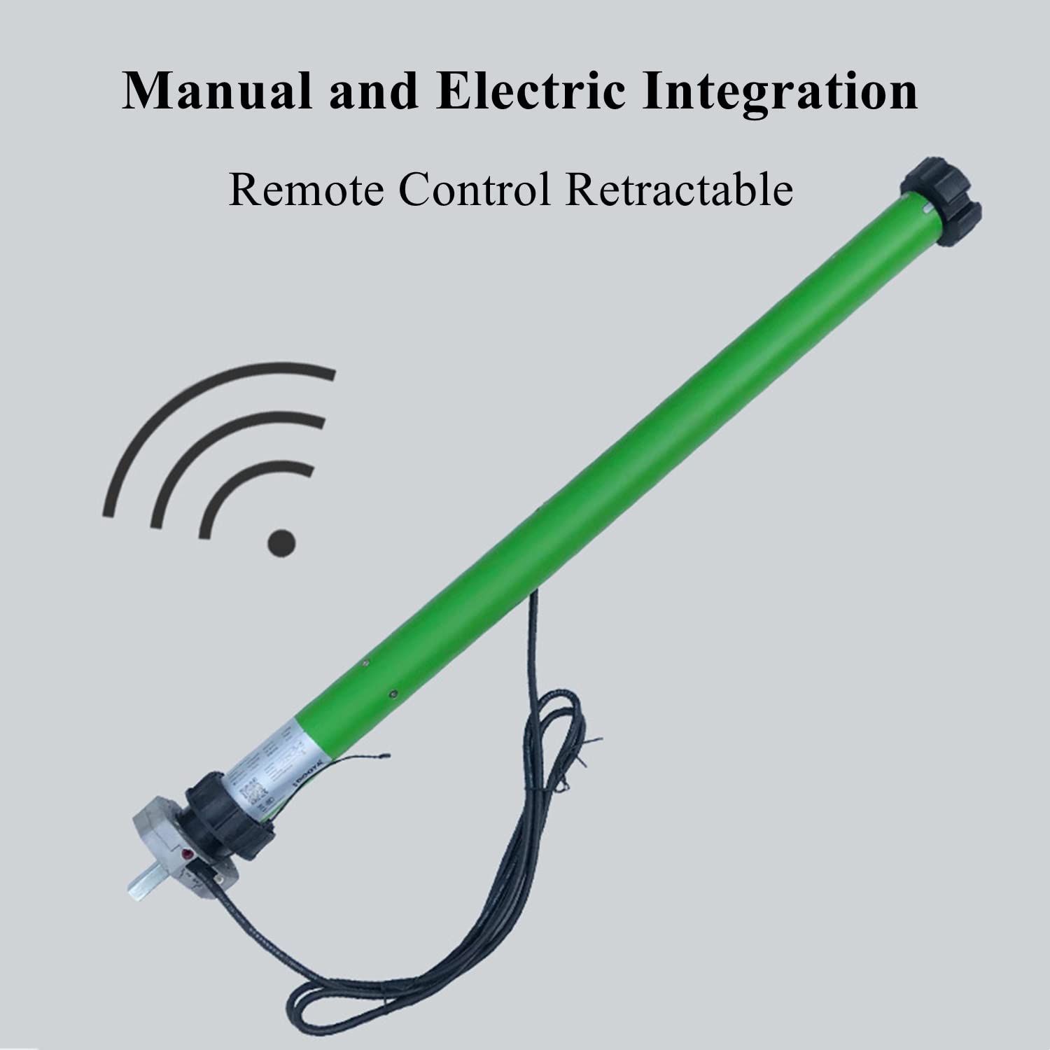 98x79 Electric Manual Retractable Patio Awning Canopy