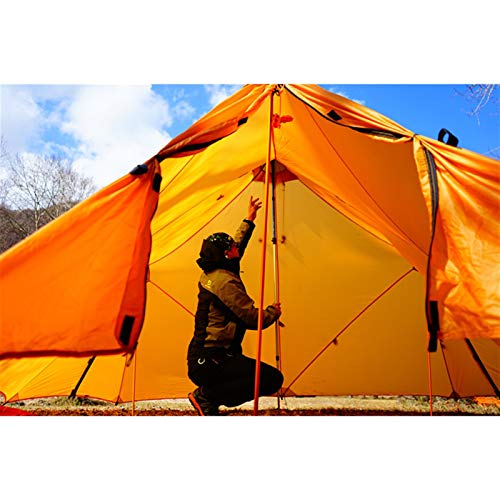 6-8 Person Ultralight Rodless Triangle Camping Tent