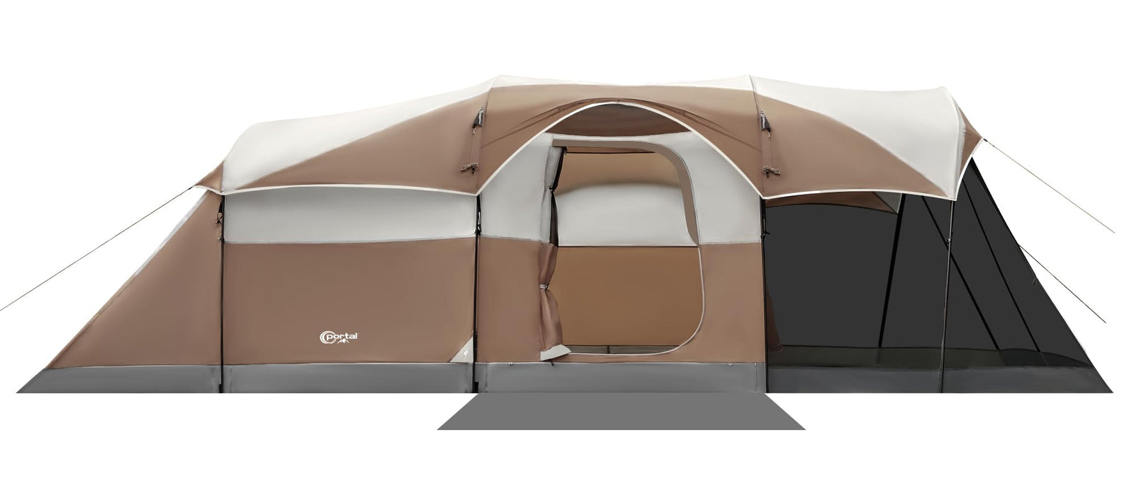 6-10 Person Water-Resistant Tunnel Tent with Screen Room