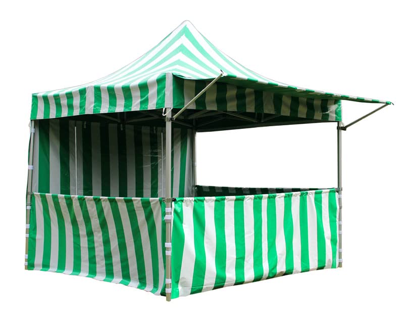 10x10 Instant Carnival Pop-Up Canopy Tent with Walls