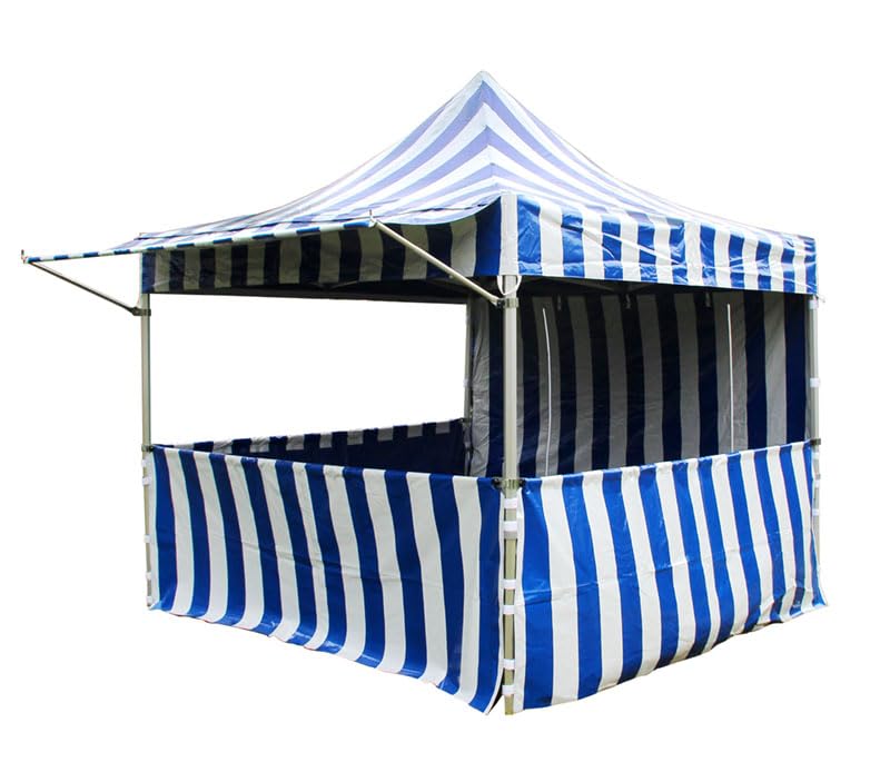 10x10 Instant Carnival Pop-Up Canopy Tent with Walls