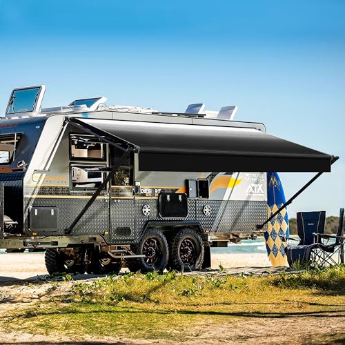 YESCAMP Manual Retractable RV Awning Kit for Trailers