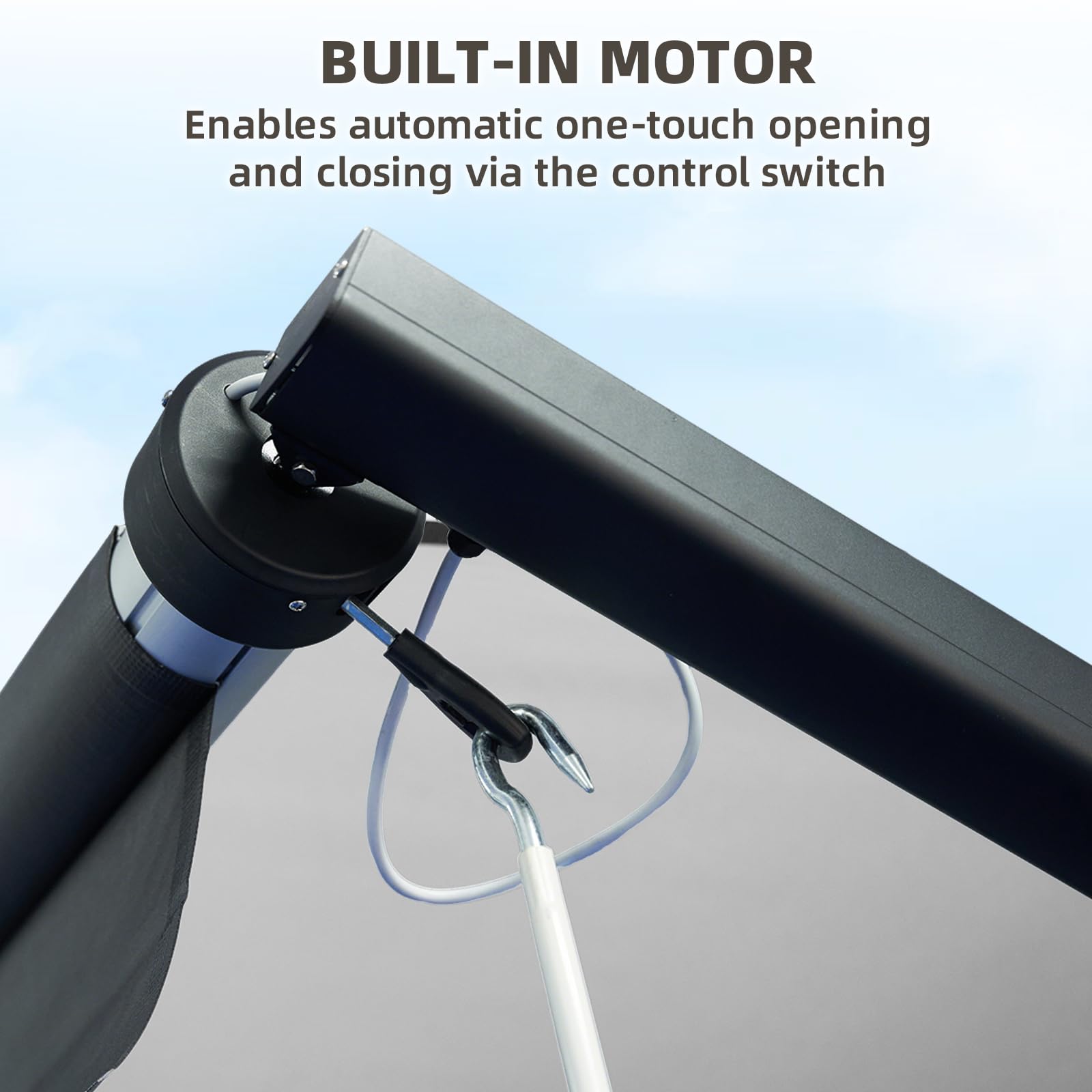 EROMMY Electric Modular Retractable RV Awning Kit