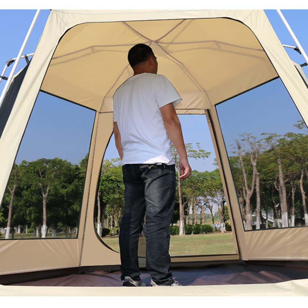 3-4 Person Instant Double-Layer Camping Tent with Porch