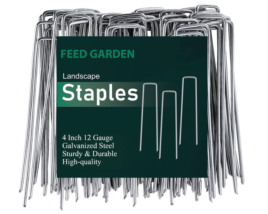 Galvanized 11-Gauge Garden Staples and Yard Stakes