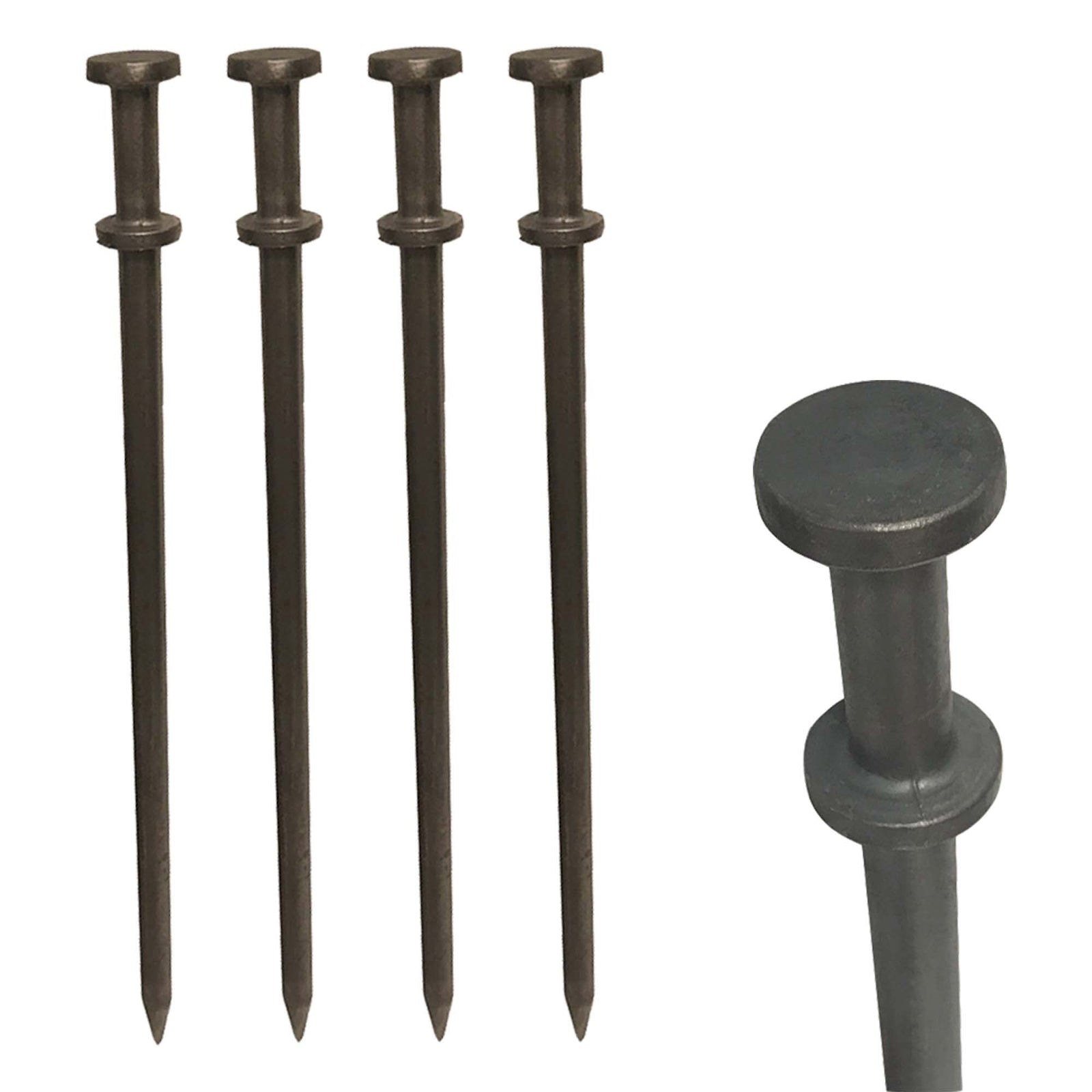 Heavy-Duty Steel Tent Stakes for Camping and Events