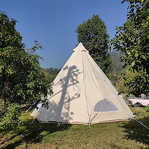 3-8 Person Canvas Bell Tent for Family Glamping