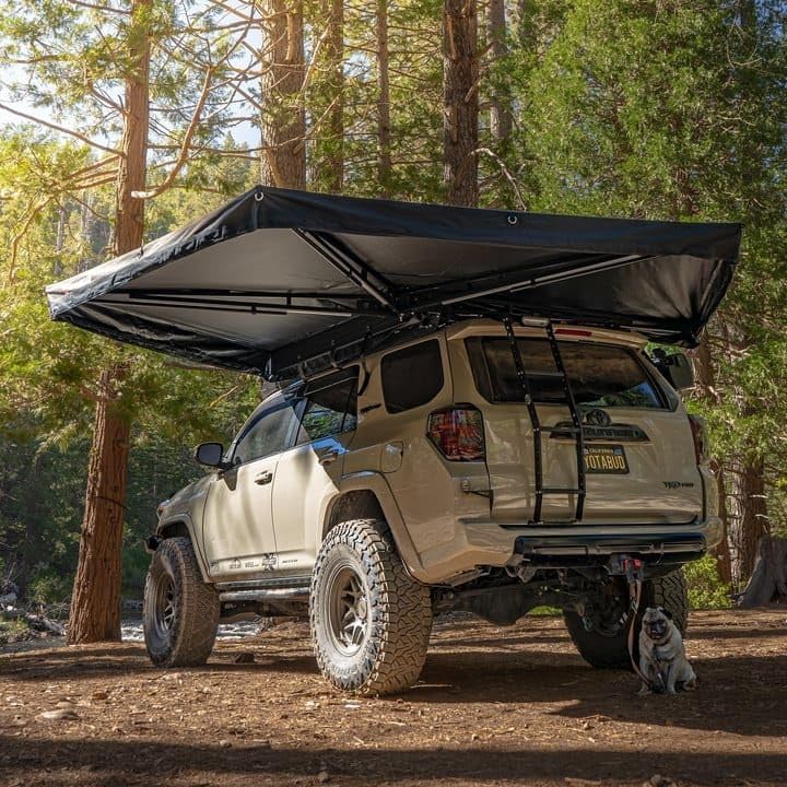 Driver-Side 270° Free-Standing SUV Awning with LED Lights