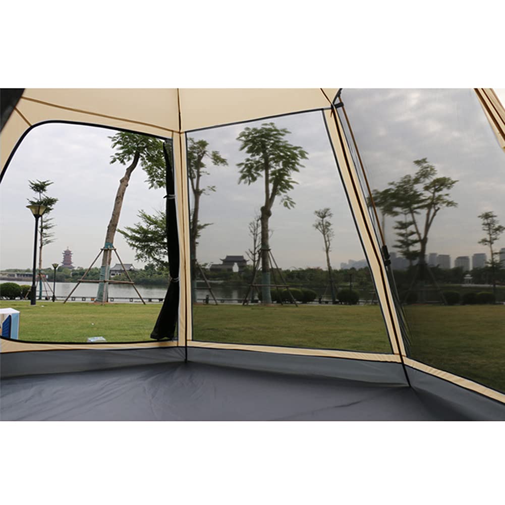 3-4 Person Instant Double-Layer Camping Tent with Porch