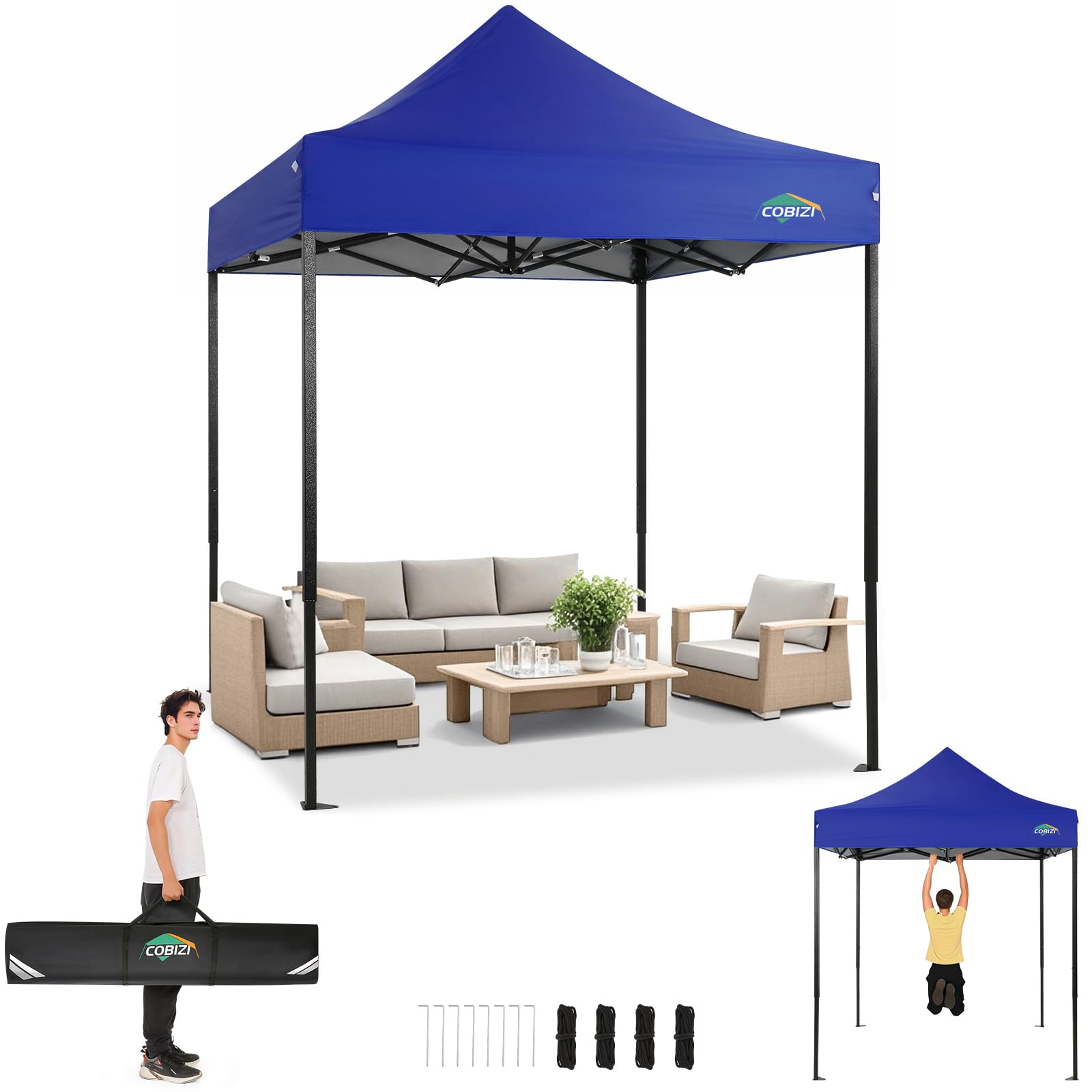 10x20 Commercial Heavy-Duty Pop-Up Party Canopy Tent