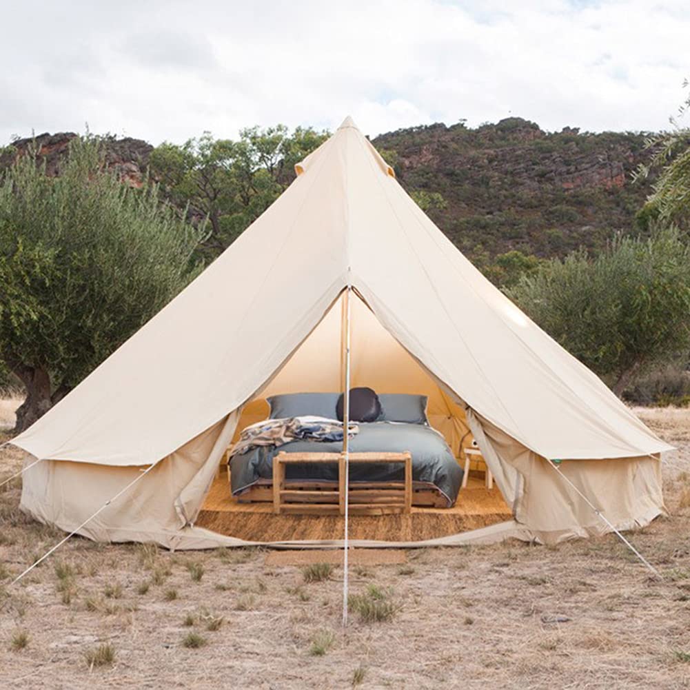 5-8 Person Large Yurt Bell Tent for Family Camping