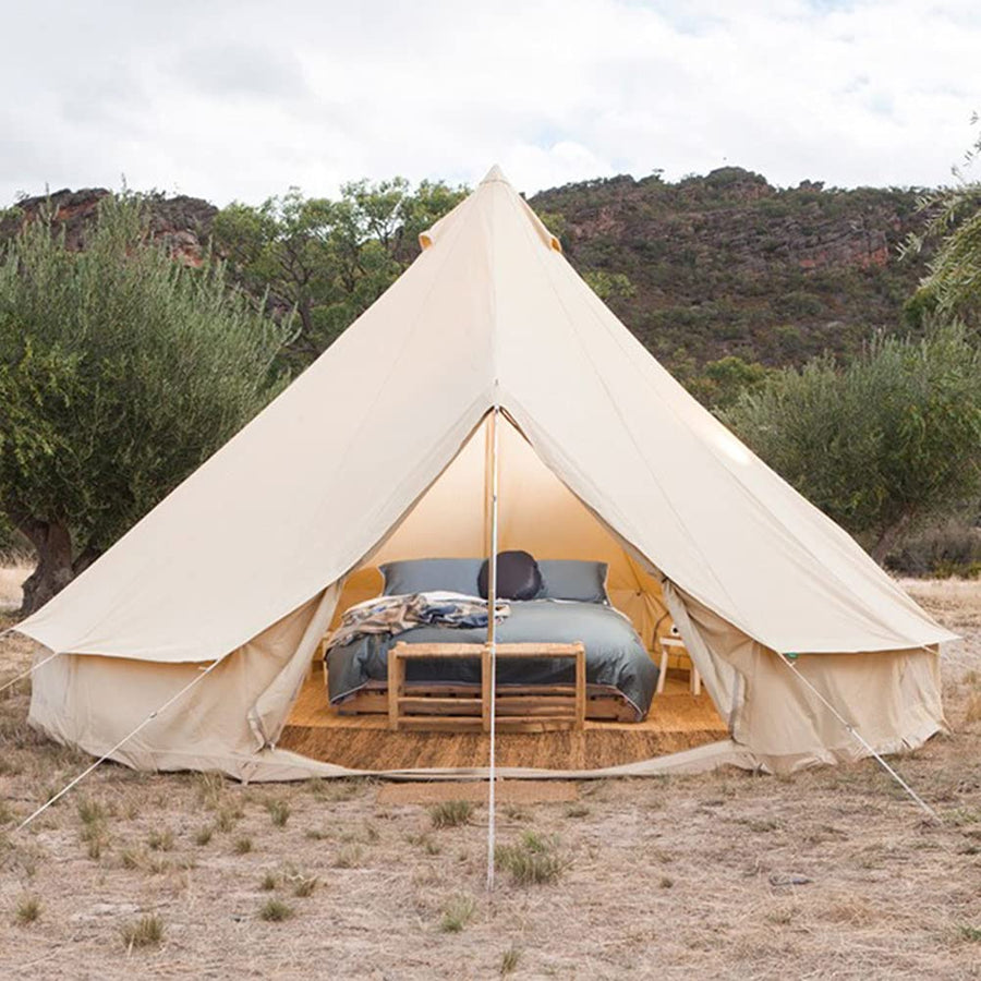 5-8 Person Large Yurt Bell Tent for Family Camping