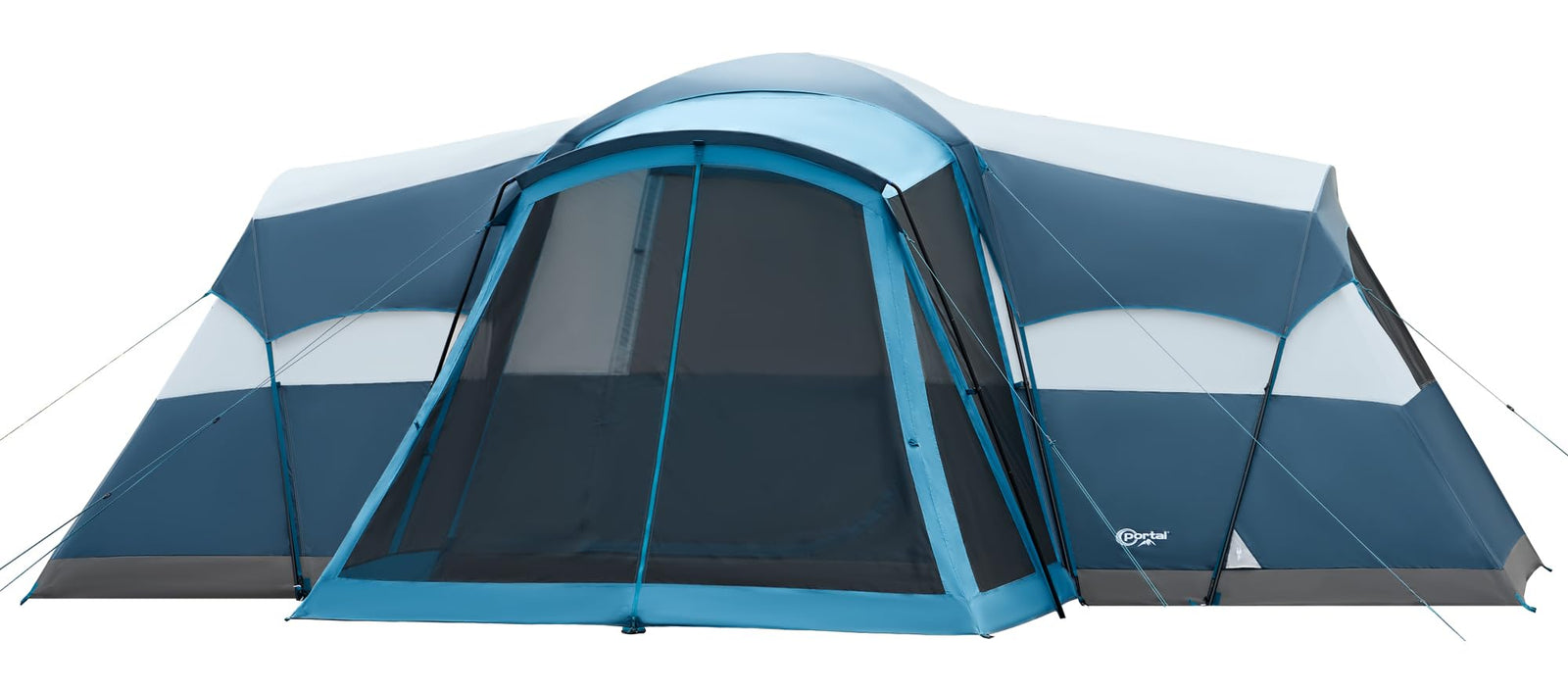 6-10 Person Water-Resistant Tunnel Tent with Screen Room