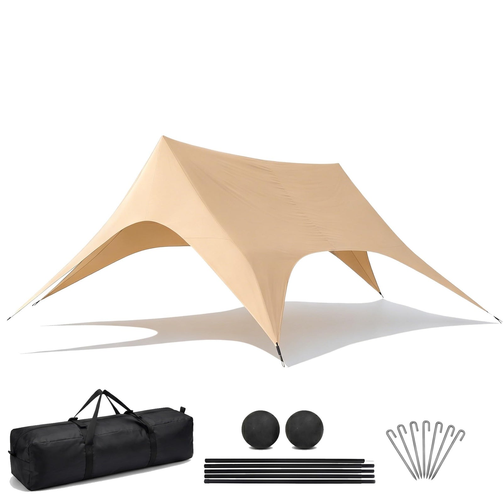 20.6x18FT Swallow-Tail UV Sun Shade Canopy Tent
