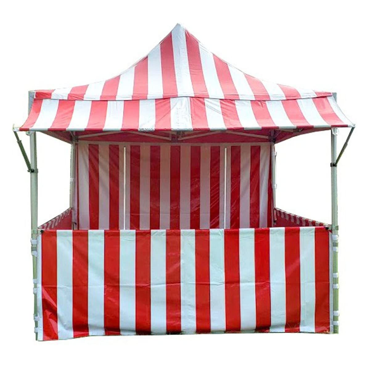 10x10 Instant Carnival Pop-Up Canopy Tent with Walls