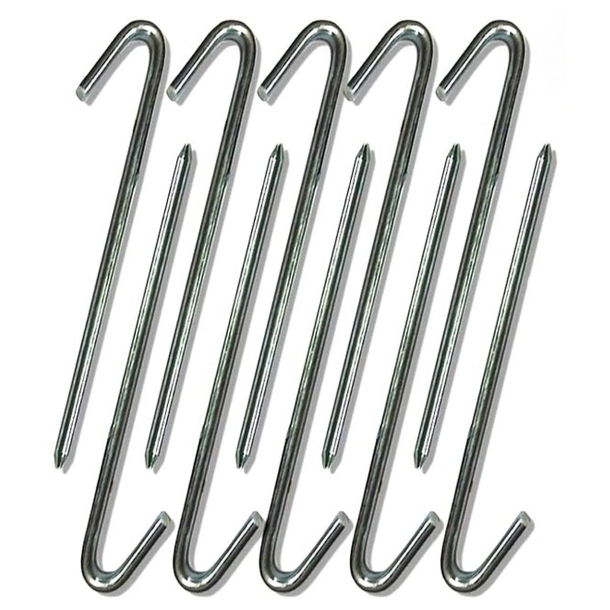 Heavy-Duty Steel Tent Stakes for Camping and Events