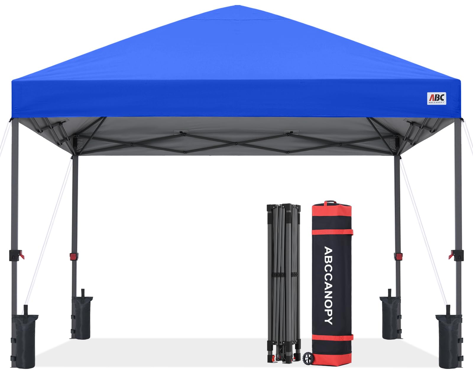 10x10 Heavy-Duty Pop-Up Canopy Tent with Sandbags