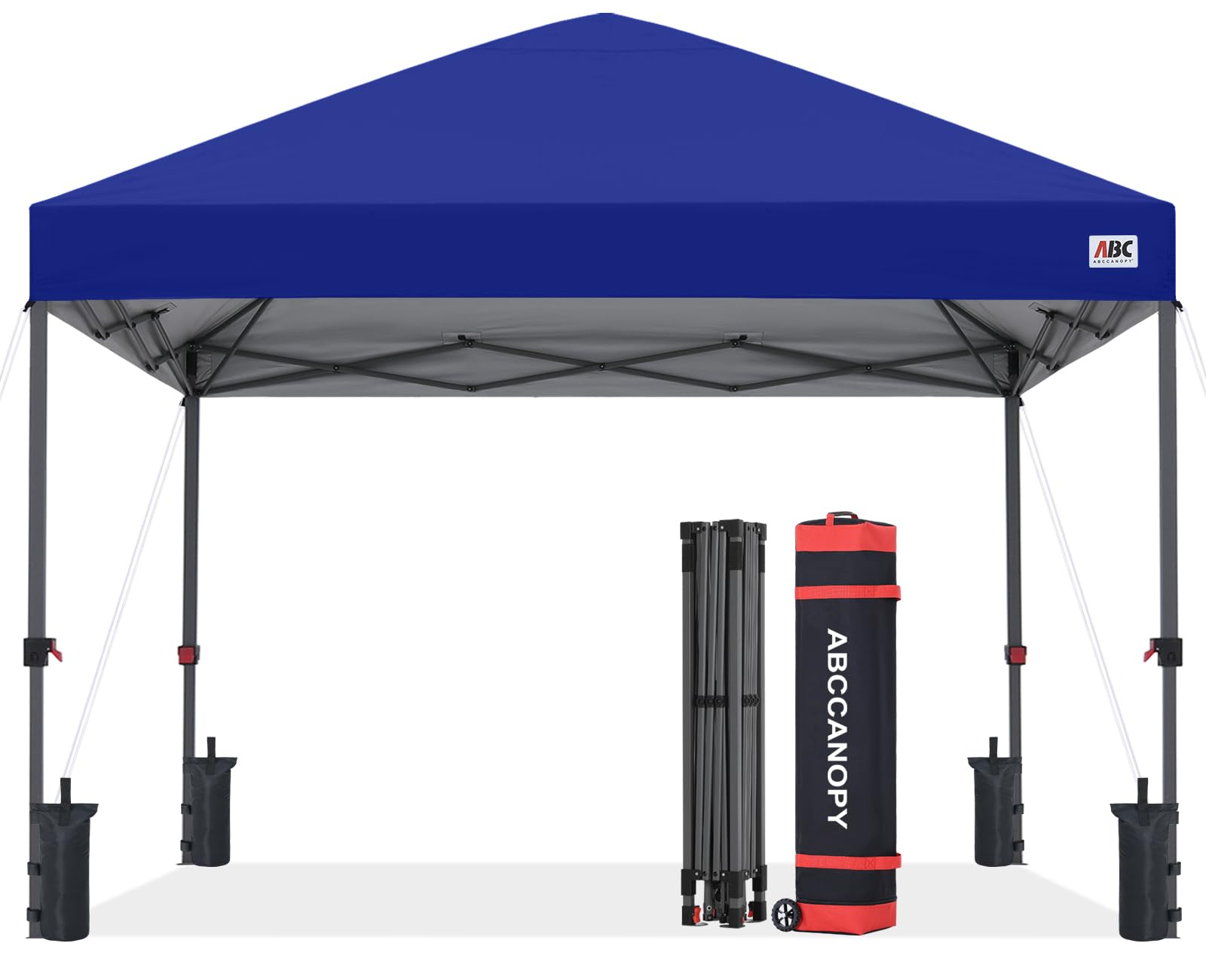 10x10 Heavy-Duty Pop-Up Canopy Tent with Sandbags
