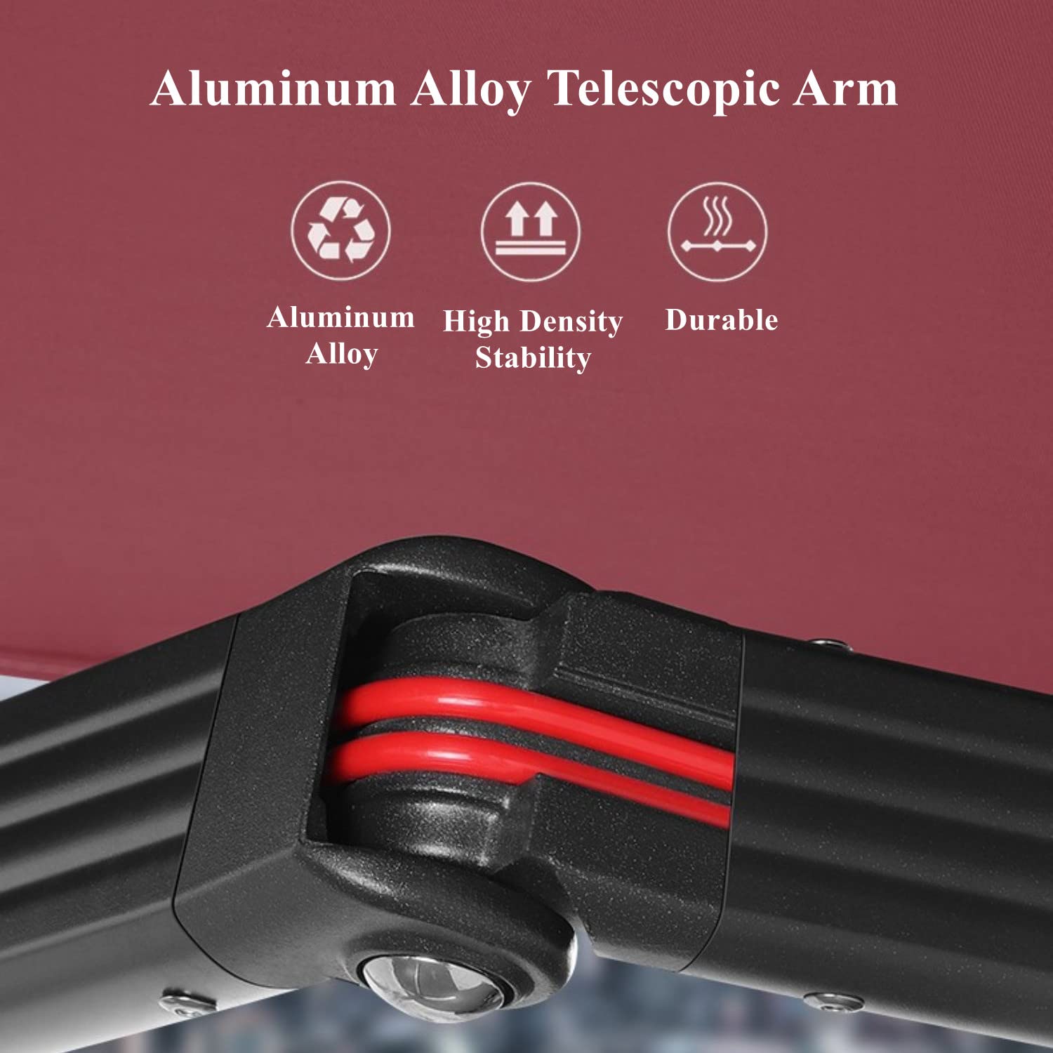 3x2.5m Electric Retractable Patio Awning Canopy