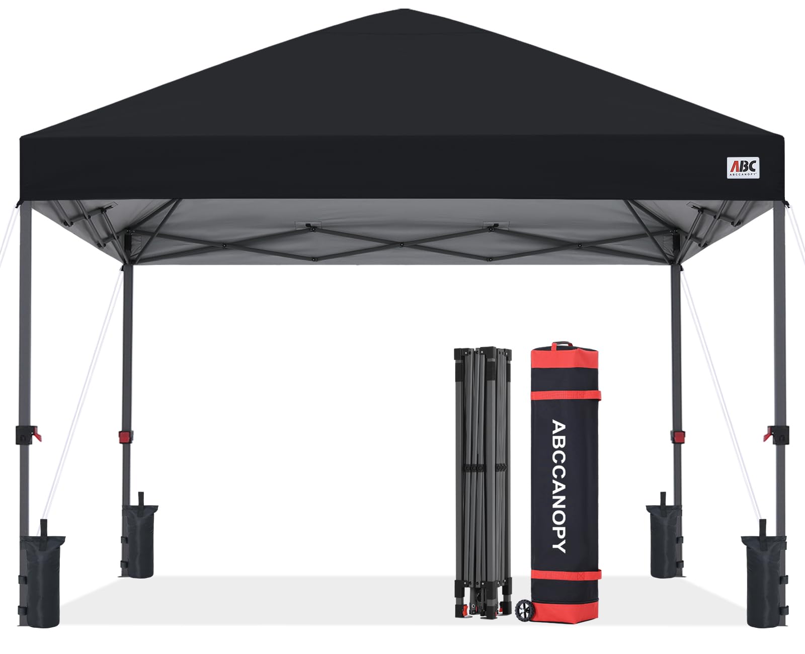 10x10 Heavy-Duty Pop-Up Canopy Tent with Sandbags