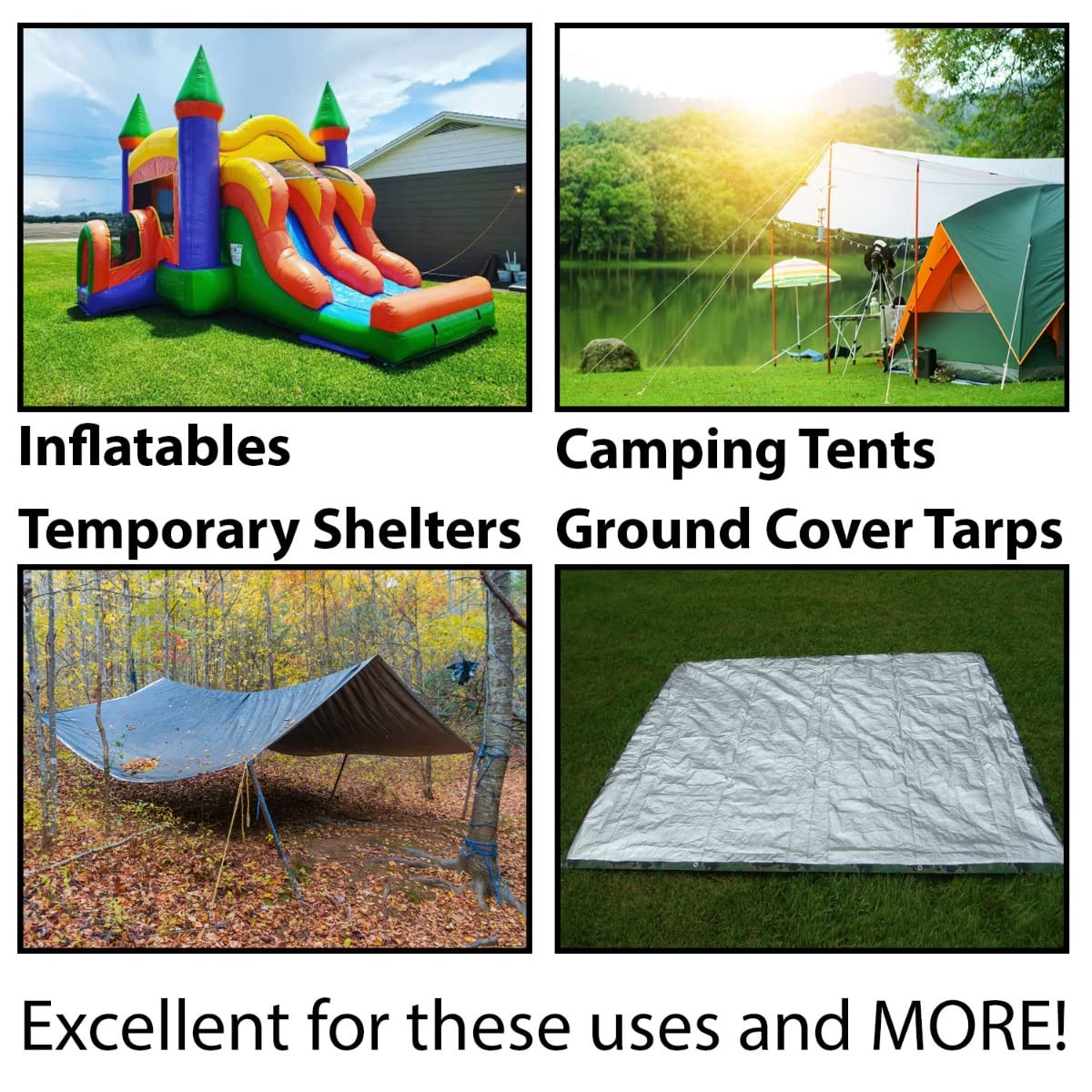 Heavy-Duty Steel Tent Stakes for Camping and Events