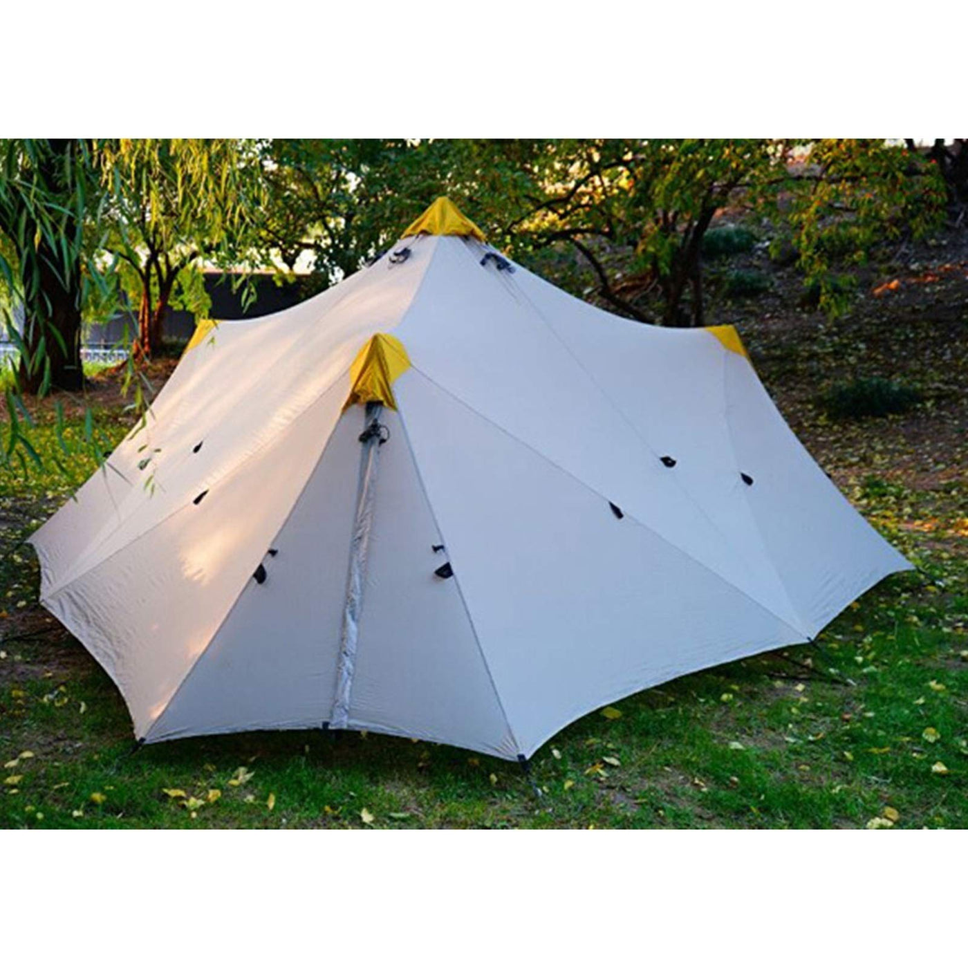 6-8 Person Ultralight Rodless Triangle Camping Tent