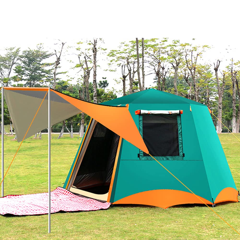3-4 Person Instant Double-Layer Camping Tent with Porch