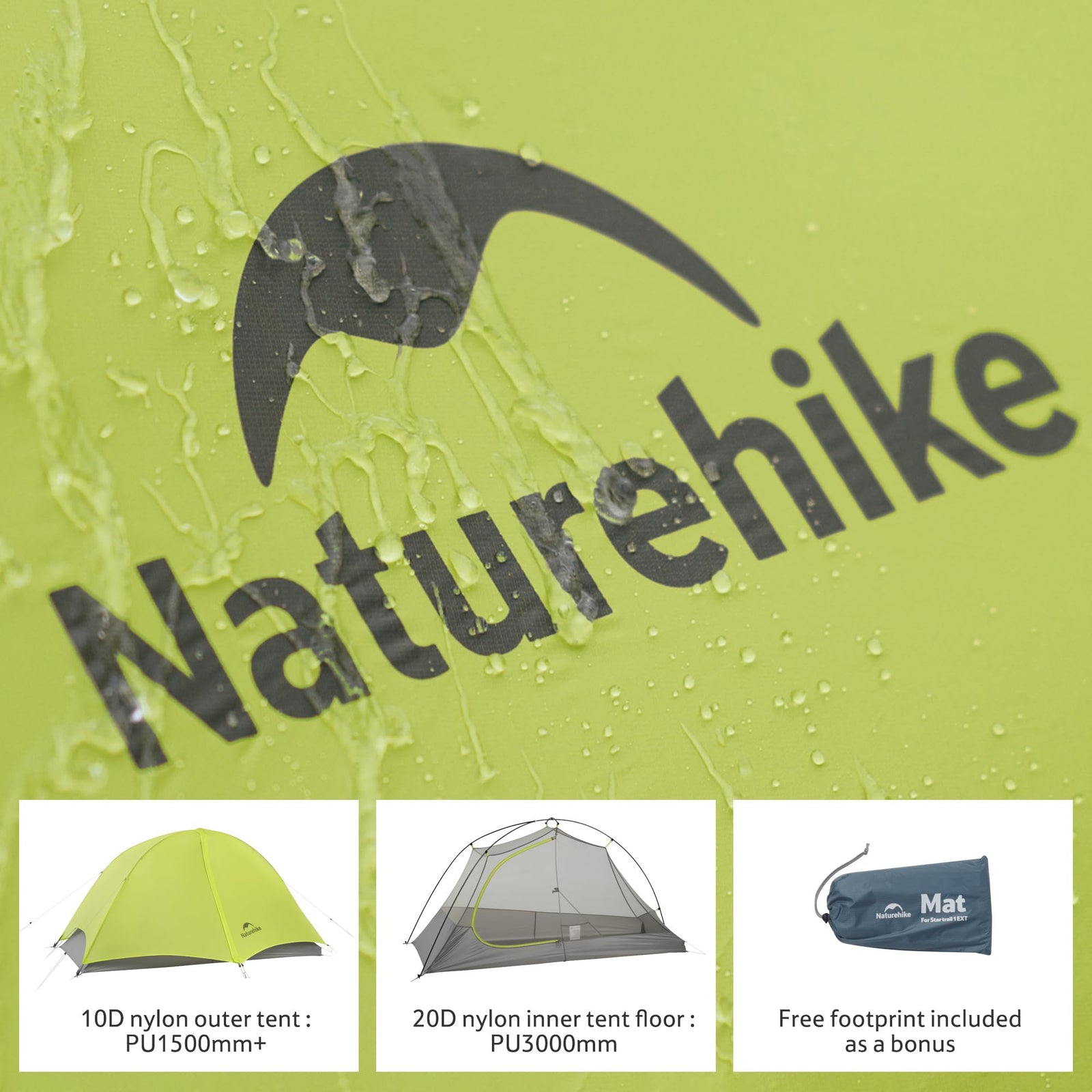 Naturehike Star Trail 1-2 Person Ultralight Tent