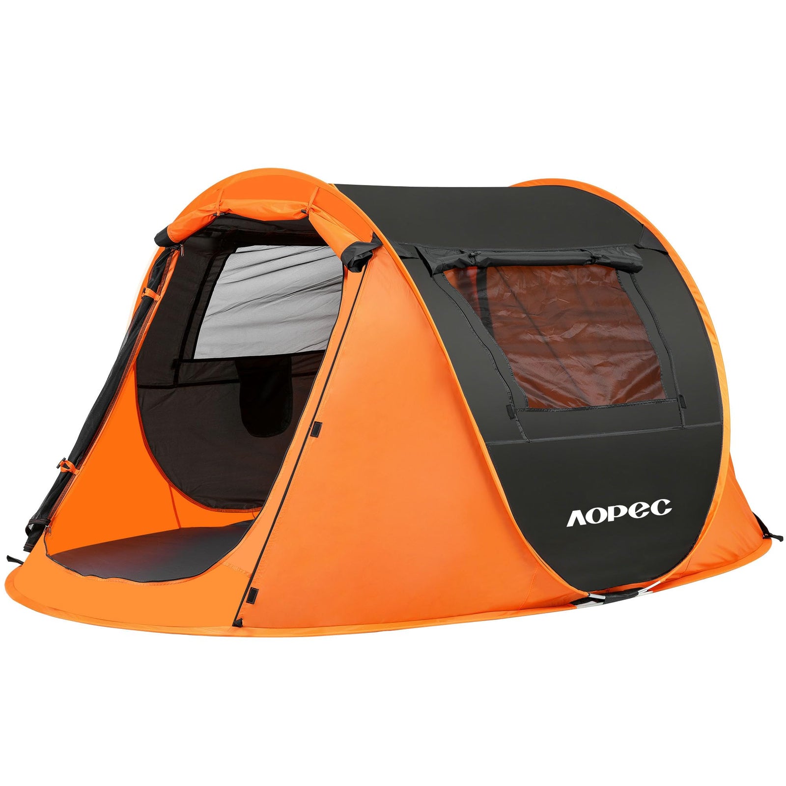 2-6 Person PU4500mm Pop-Up Camping Tent with Porch