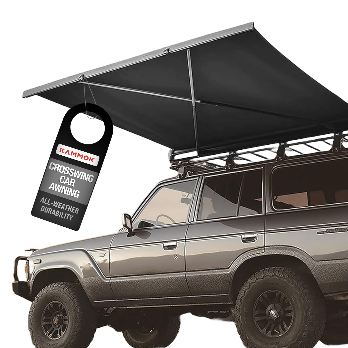 5ft Desert Tan Quick-Deploy No-Support Vehicle Awning