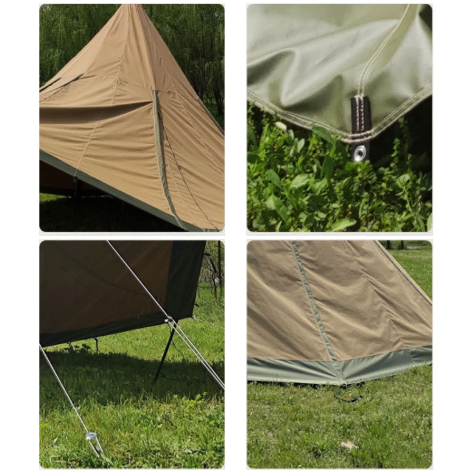 8-Person Waterproof 4-Season Family Teepee Tent