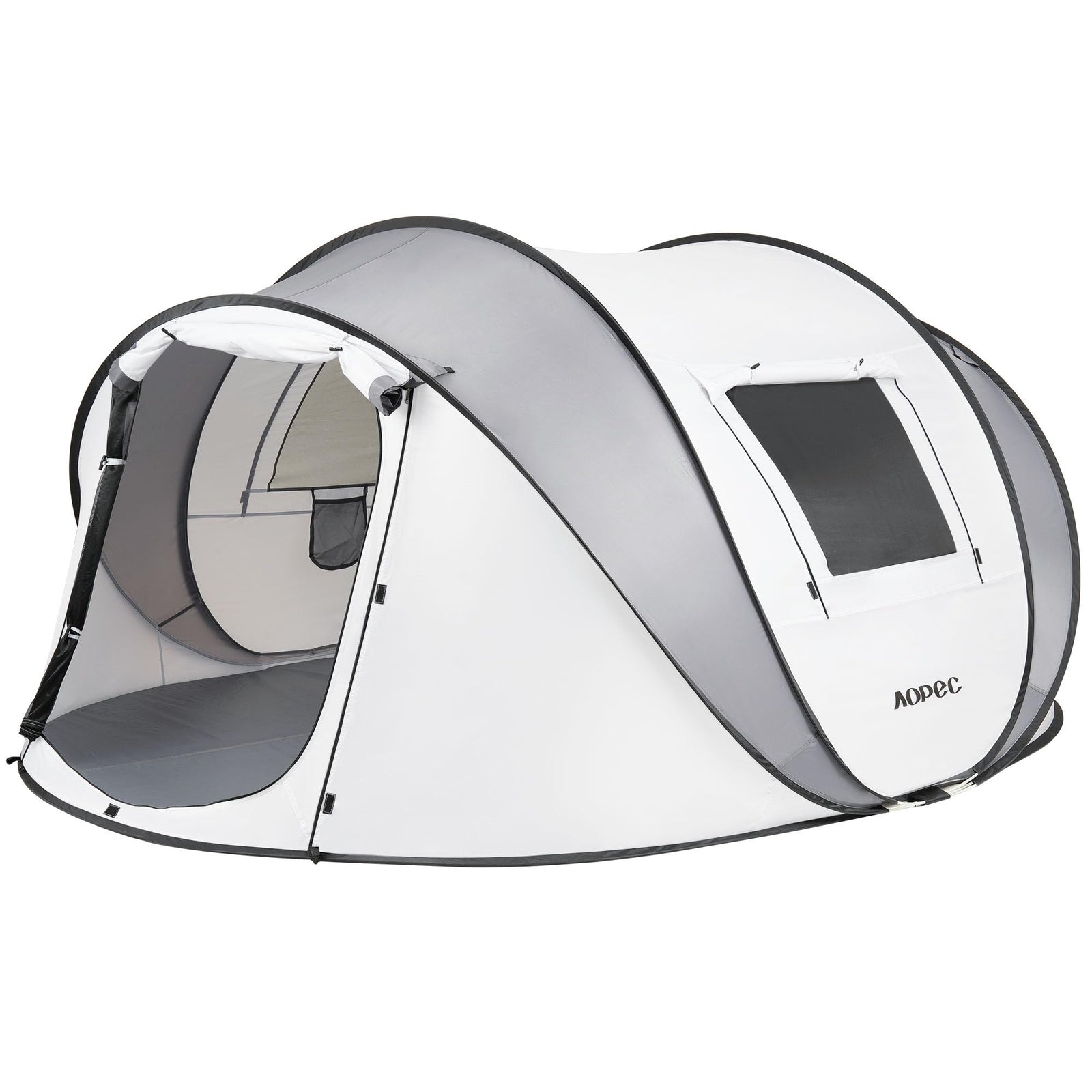 2-6 Person PU4500mm Pop-Up Camping Tent with Porch