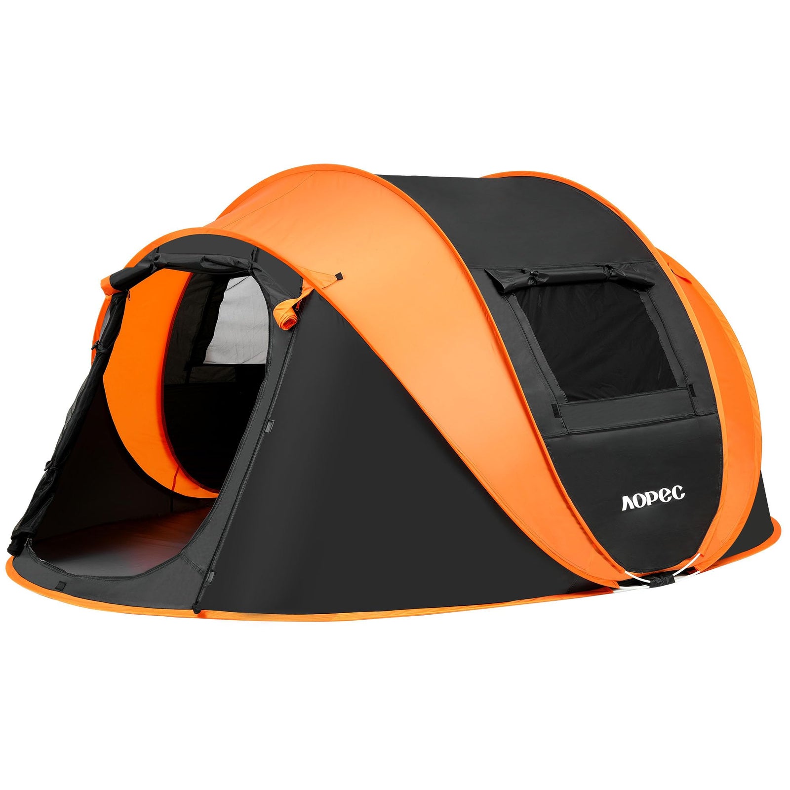 2-6 Person PU4500mm Pop-Up Camping Tent with Porch