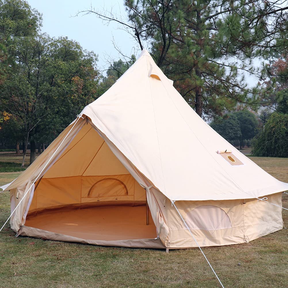 5-8 Person Large Yurt Bell Tent for Family Camping