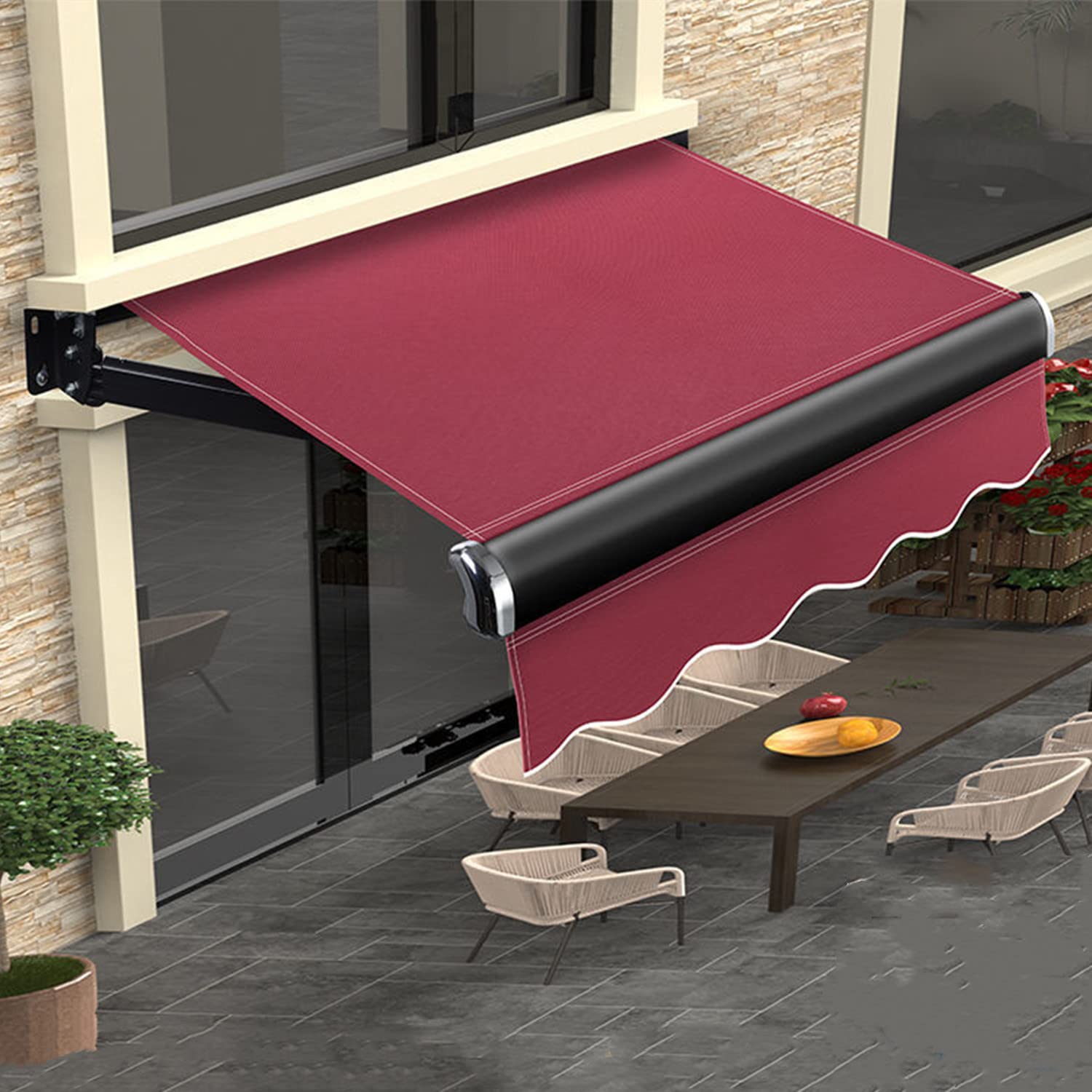 3x2.5m Electric Retractable Patio Awning Canopy